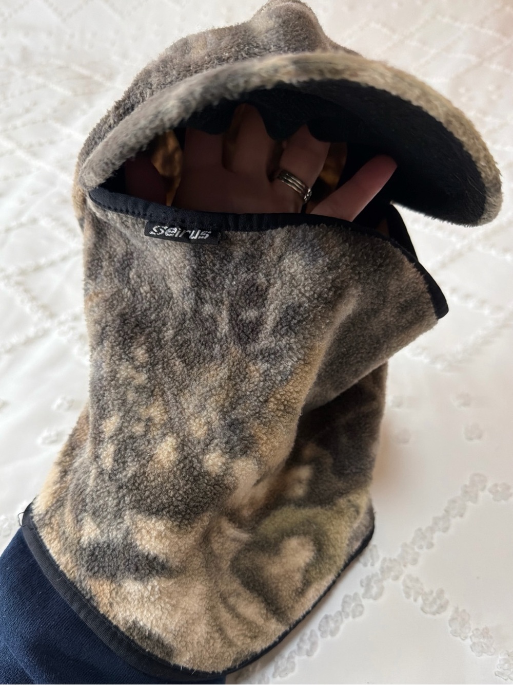 Seirus Face Mask Balaclava Thermal Performance Fleece Camo Realtree Hunting Cap